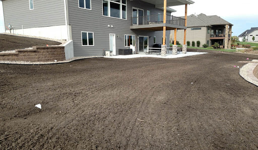 Photo of garden grading process in Saskatoon