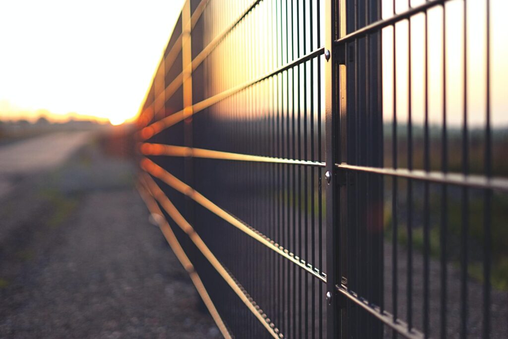 Metal fence