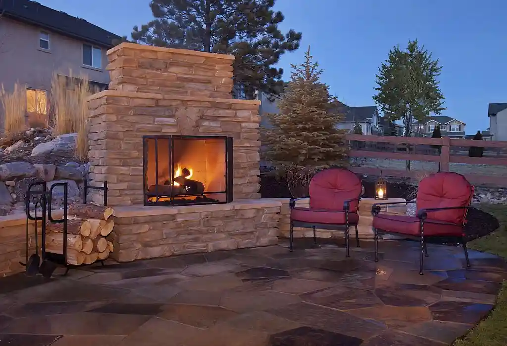 Outdoor Fireplace company Saskatoon