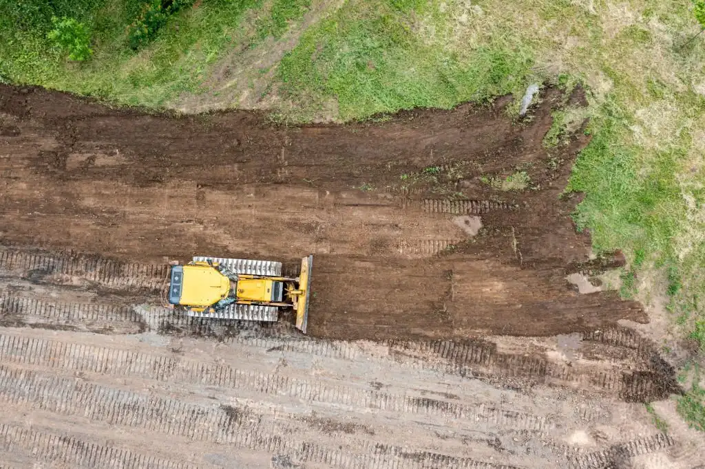 Landscape grading process