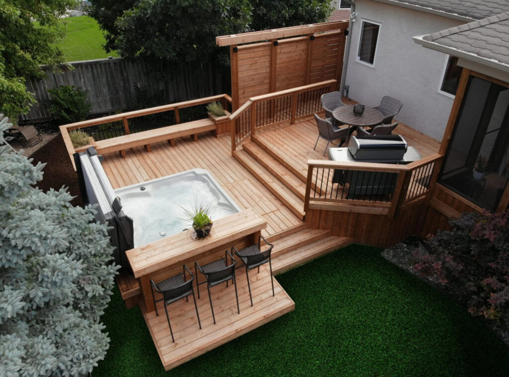 Lumber construction tab deck wooddeck