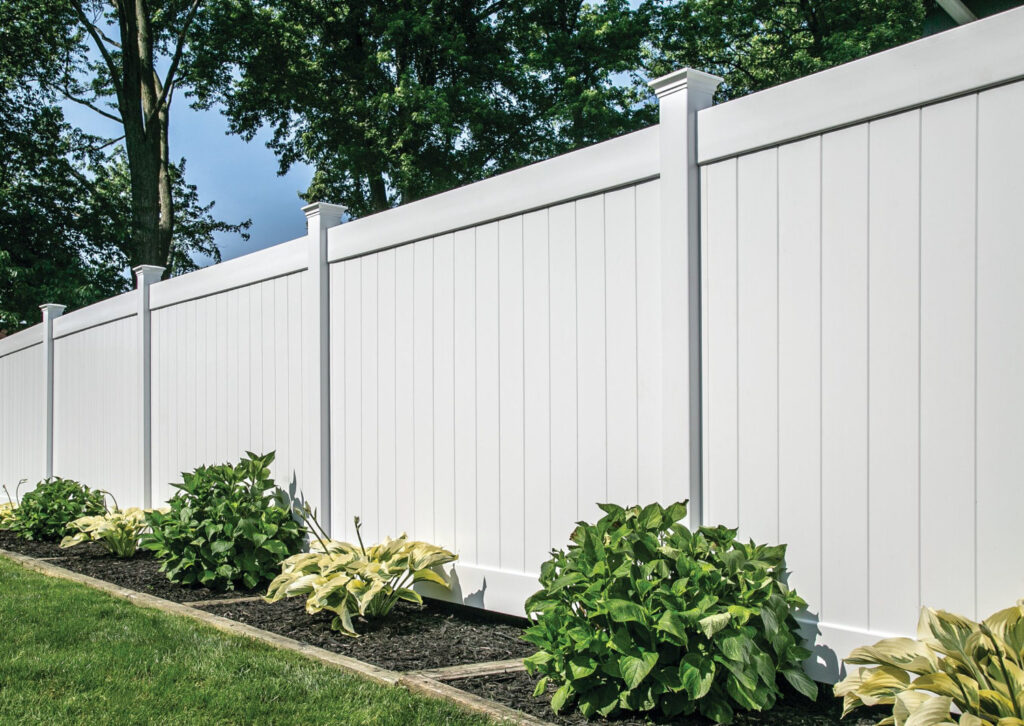 Vinyl fence